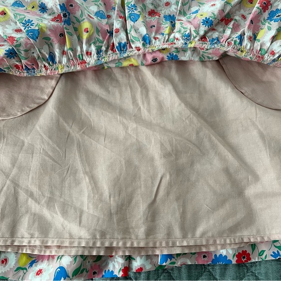 NWT, Boden Floral Poplin Tiered Mini Skirt, Sz 6 - Picture 9 of 12